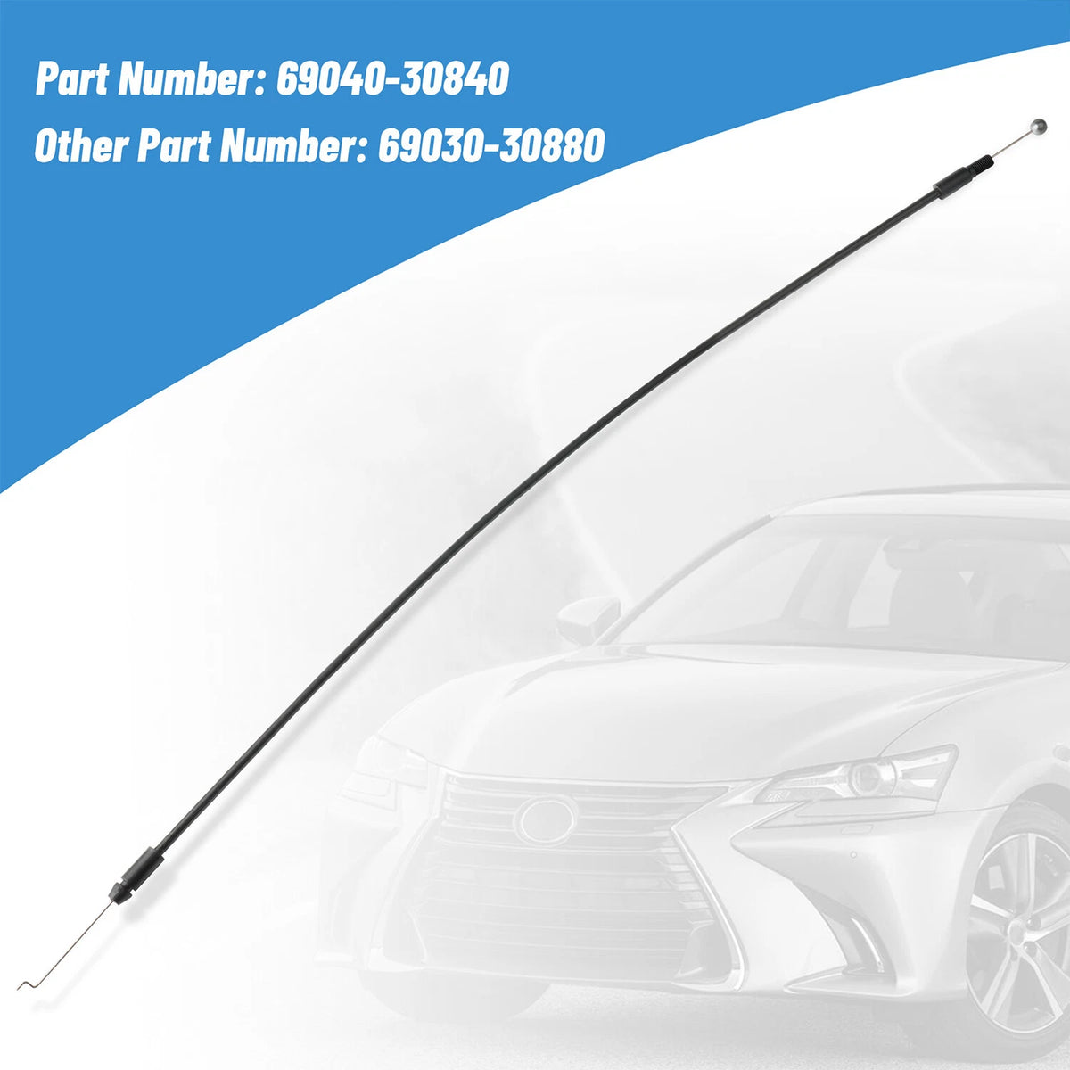 Rear Door Lock Actuator Cable for Lexus GS300 GS400 GS430 (1998–2005)