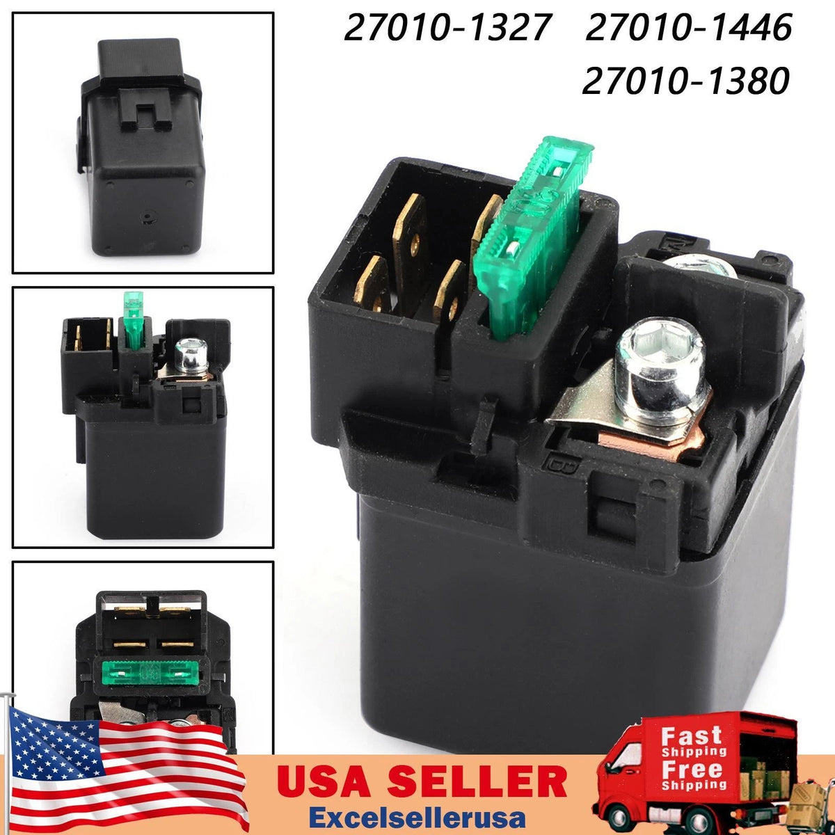 Starter Relay Solenoid for Kawasaki ZX900 Ninja ZX-9R (1994–1997) M551-A041