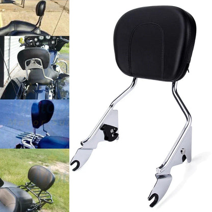 Detachable Backrest Sissy Bar for Harley Touring Road Glide Road King (2009–2025)