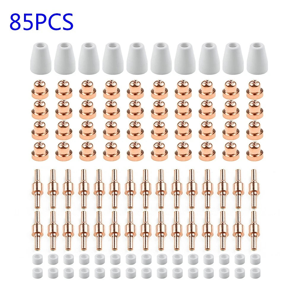 85Pcs Replacement Plasma Nozzles for Welding Soldering Tools