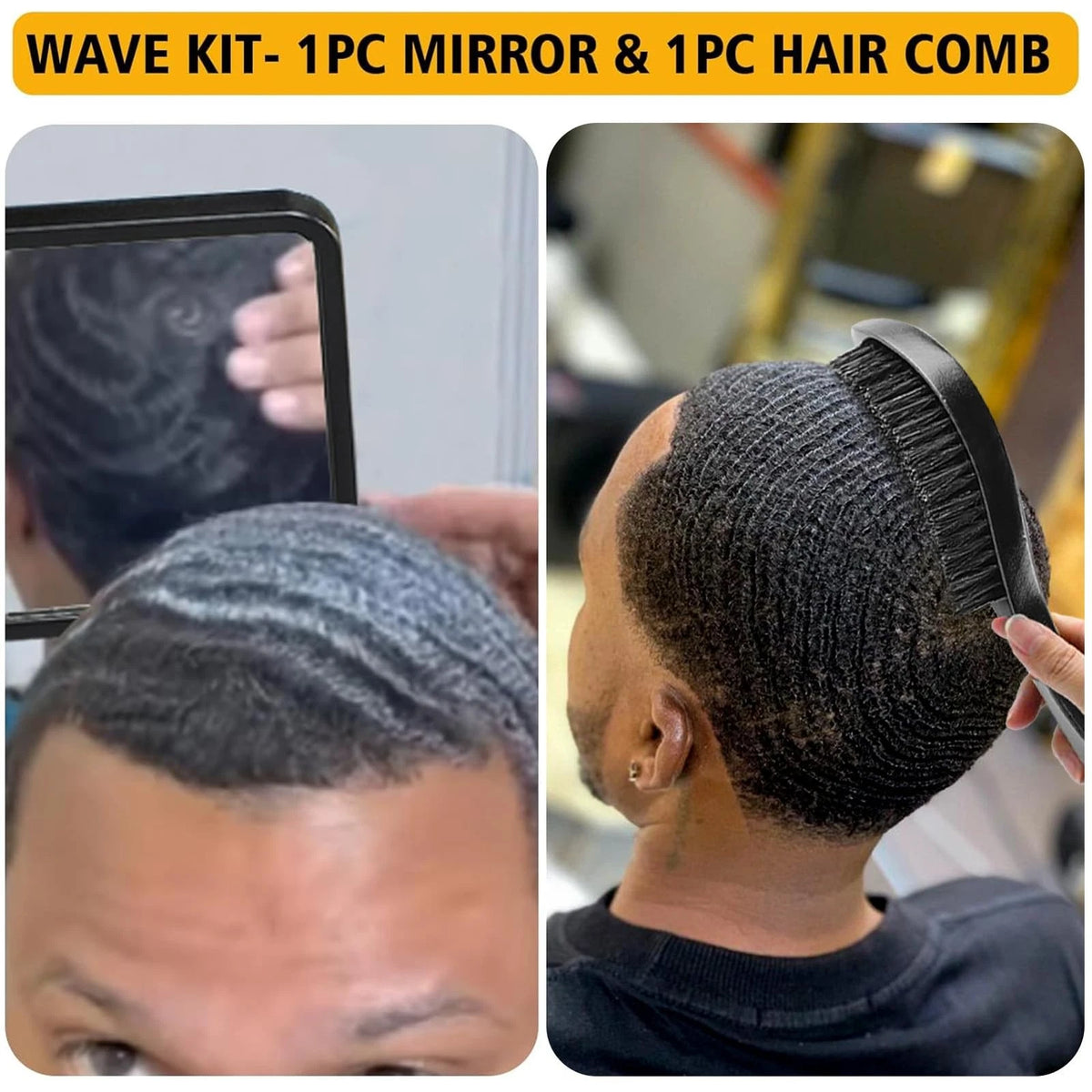 Wave Pomade for Men Strong Hold 360 Wave Training Hair Cream Kit