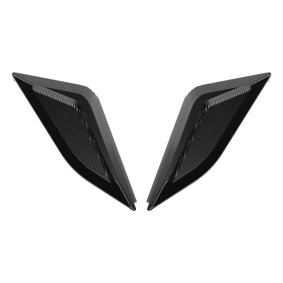 Billet Black Mirror Block Off Plates for Ducati Panigale V4/S/R V2 (2018–2024)