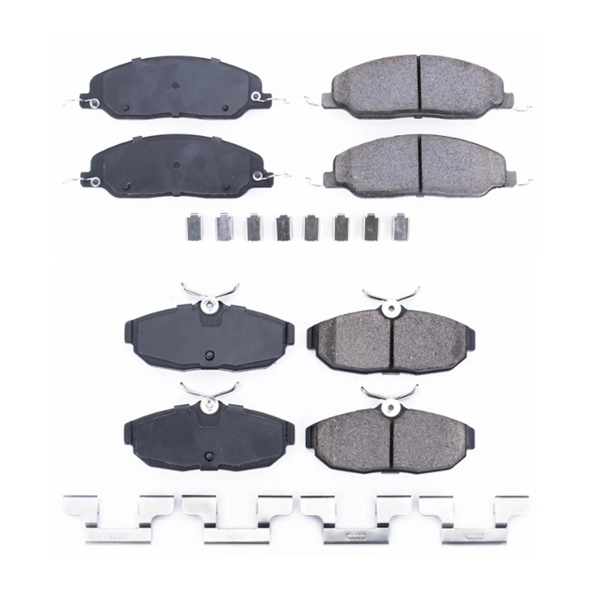 PowerStop Front & Rear Carbon Fiber Ceramic Brake Pads Kit for Ford Mustang