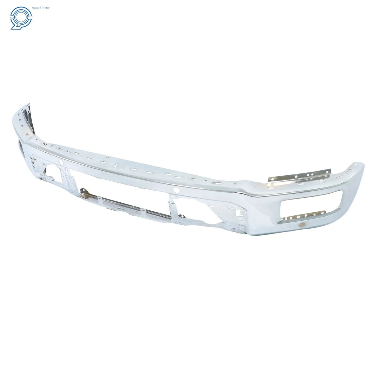 Chrome Front Bumper Face Bar with 4 Sensor Holes for Ford F150 (2024–2025)