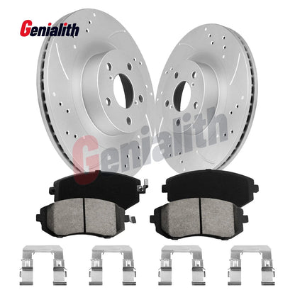 Front Disc Rotors Brake Pads Kit for Subaru Legacy Impreza Outback Forester