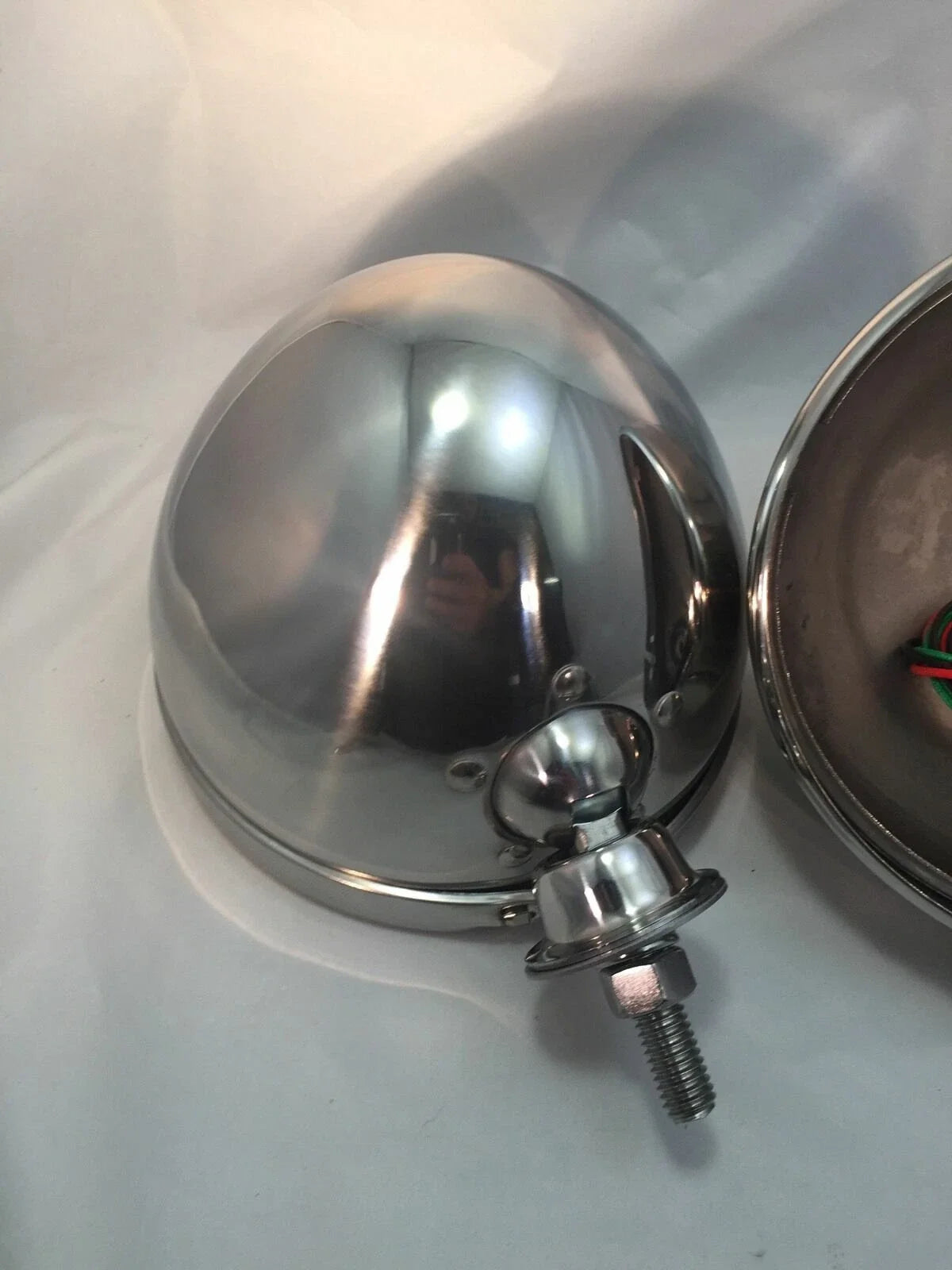 Headlight Buckets with Projection LED for Dietz 7 Inch Stainless (2011–2018)
