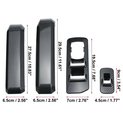 Set of 2 Window Lift Switch Covers for Ford F-150 (2015–2019)