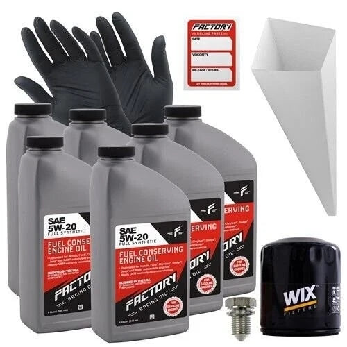 5W20 Oil Change Kit for Ford Focus RS, Crown Victoria (6Qt)