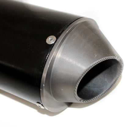 Chrome CNC Exhaust Muffler + Clamp for 125cc 160cc Pit Pro Dirt Bike (2010–2023)