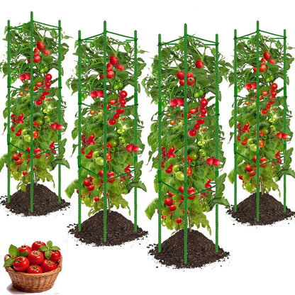 4X Tomato Cage for Garden Plant Support (Up to 48 Inch)