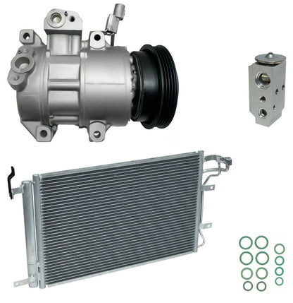 AC Compressor Kit With Condenser for Kia Spectra5 2.0L (2008–2009)