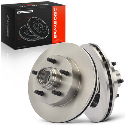 Set of 2 Front Side Disc Brake Rotors for Ford Ranger Mazda B2500 B3000 B4000 (66672R, 12165076, BR54058, R-54058)