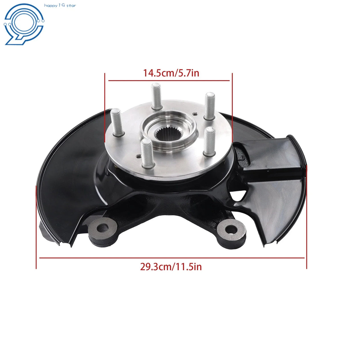 Steering Knuckle & Wheel Hub Bearing Assembly for Honda Pilot