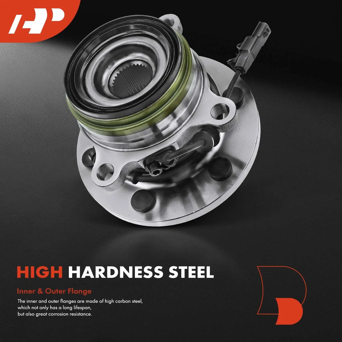 Front Wheel Hub & Bearing Assembly for Nissan Titan XD (2016–2024) 4WD