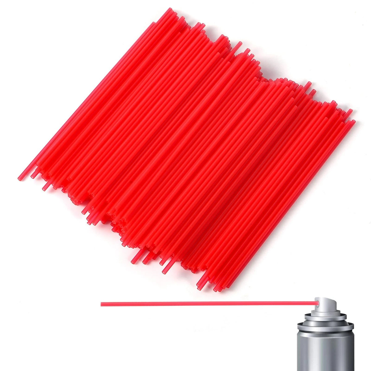 200pcs Spray Can Straws for Aerosol Cans (4.72in Long)