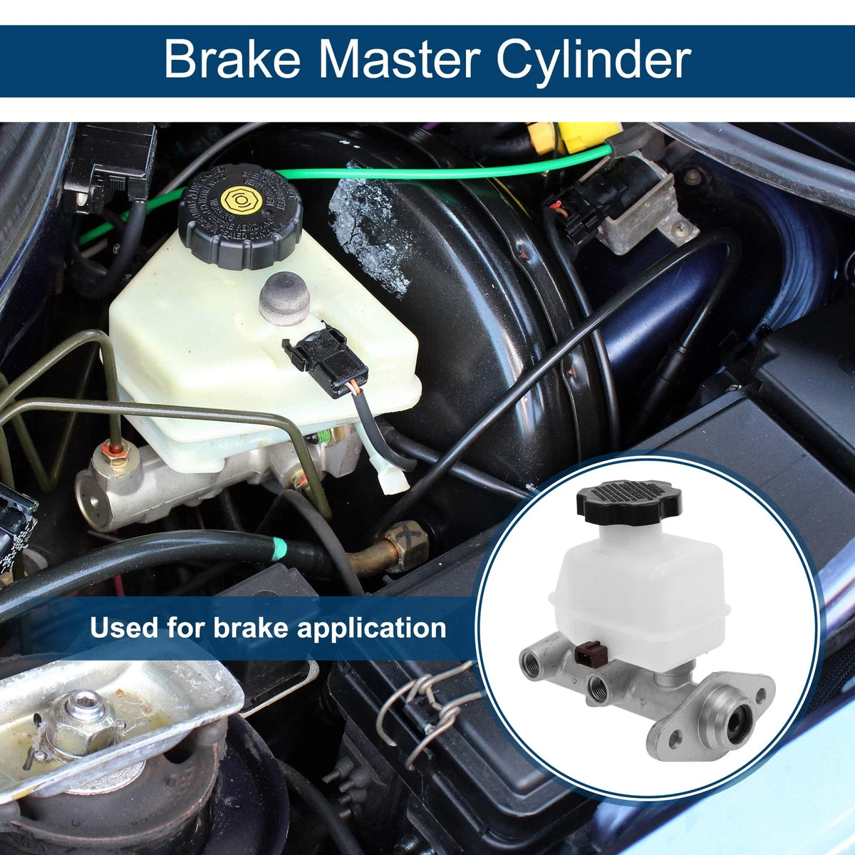 Brake Master Cylinder with Reservoir No. 5851025000 for Hyundai Accent (2000–2005)