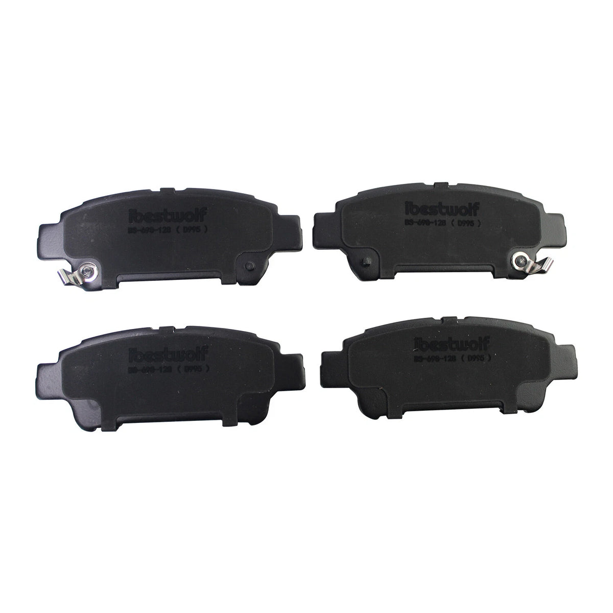 Set of 4 Ceramic Brake Pads for Toyota Sienna (2004–2010) P-906, P-995, D906, D995