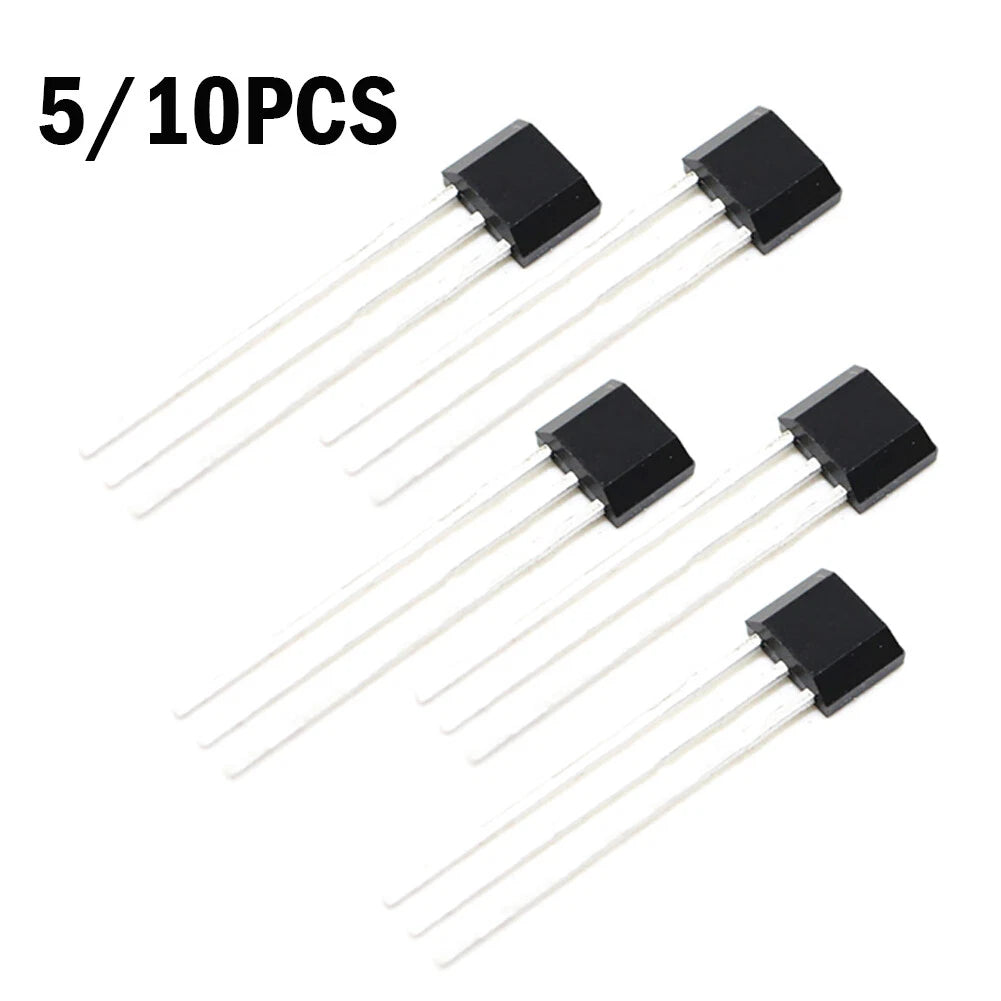 Solid State Hall Effect Magnetic Sensor IC 10mA 5V/9V 3-Pin