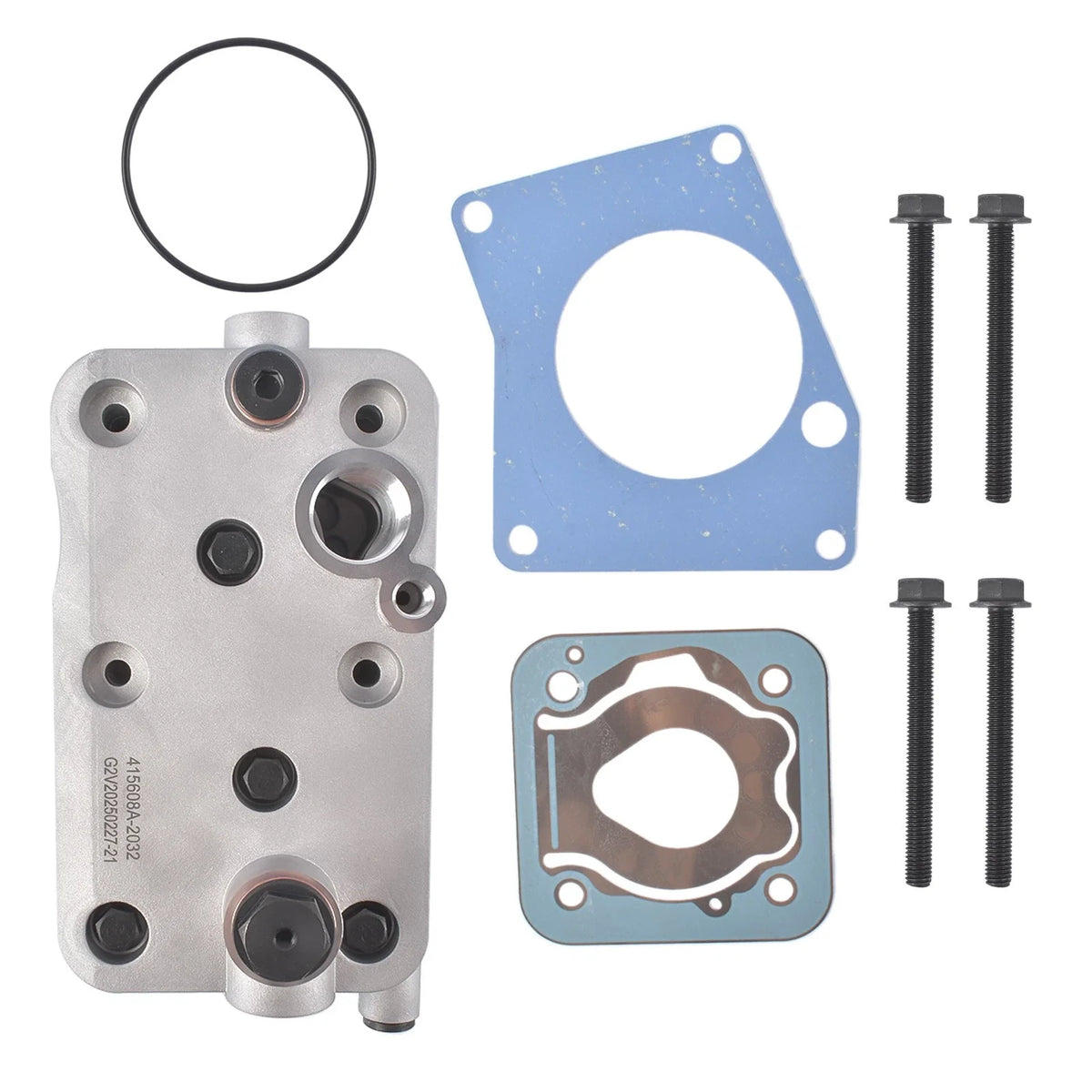 Air Brake Compressor Cylinder Head + Valves Gasket for Mercedes 4123529222