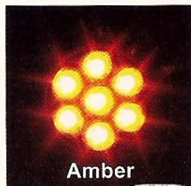 2" LED Light Pearl Amber Low Profile for 2-1/4" Hole GG#76540