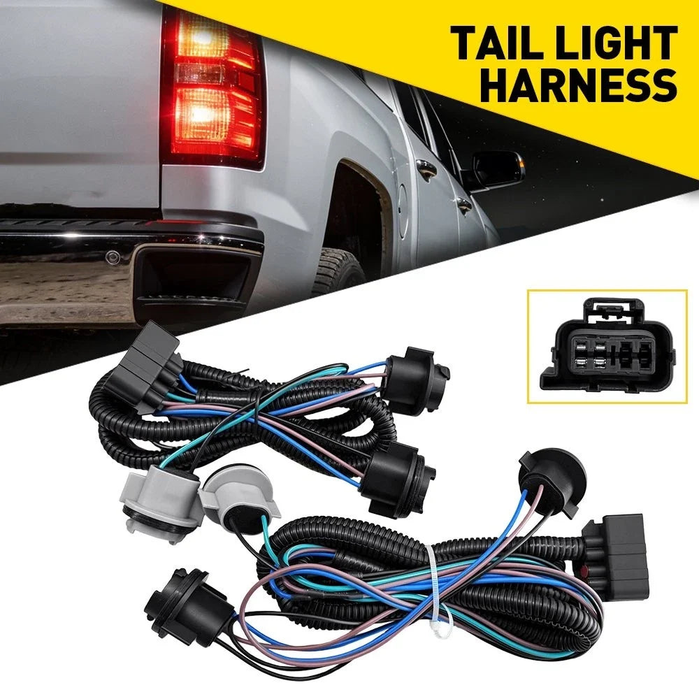 2X Light Tail Wiring Harness for Chevrolet Silverado 1500/Sierra (2007–2013)