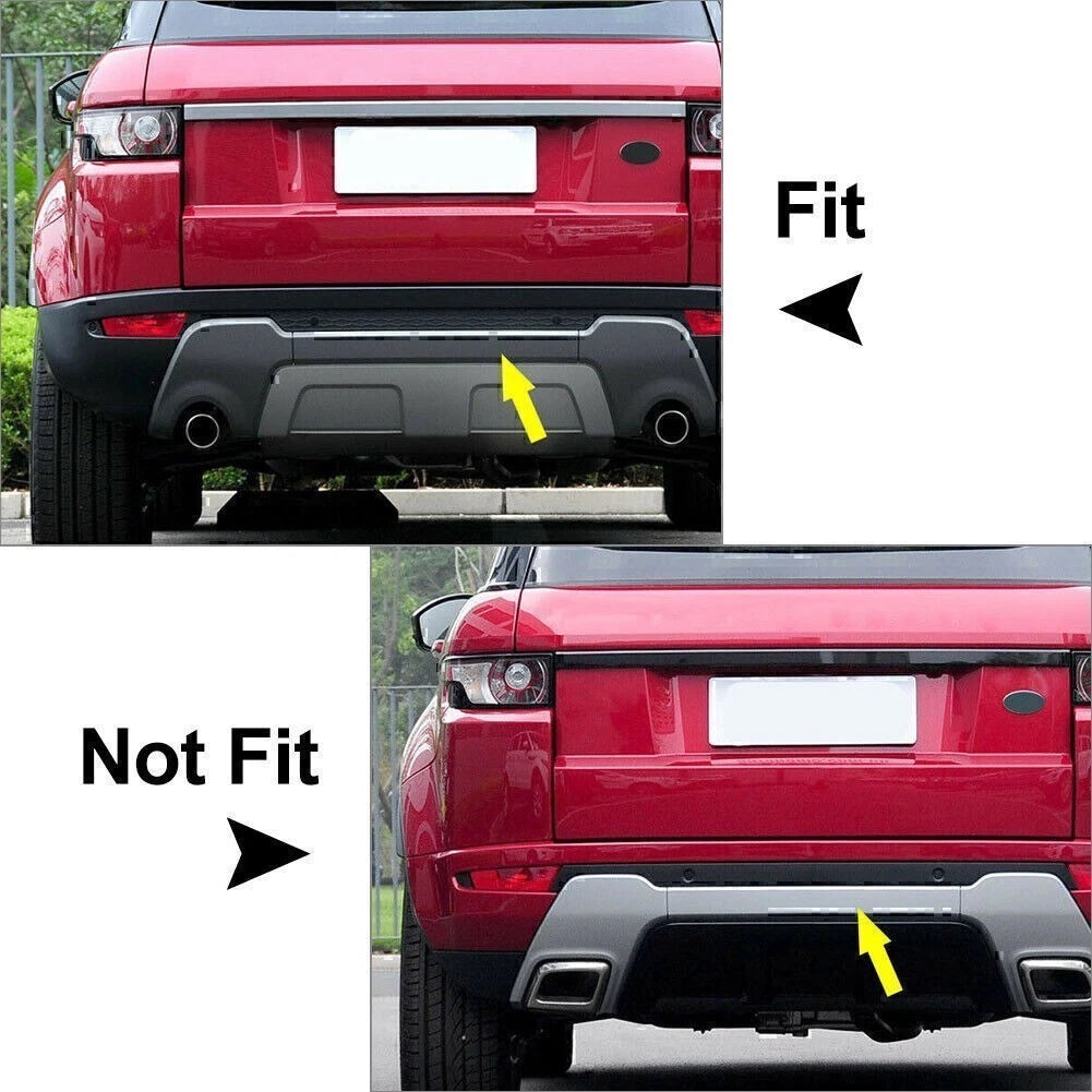 Rear Bumper Middle Cover Trim Bar for Land Rover Range Rover Evoque (2012–2018)
