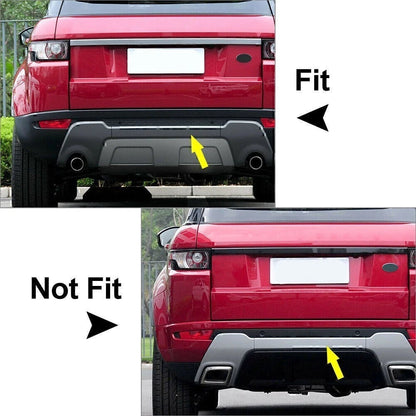 Rear Bumper Middle Cover Trim Bar for Land Rover Range Rover Evoque (2012–2018)