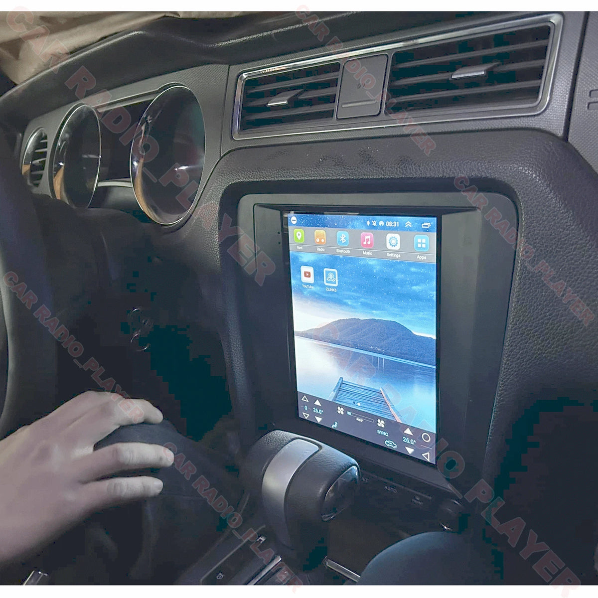 CarPlay Android Radio GPS for Ford Mustang (2010–2014) AHD 4+64G