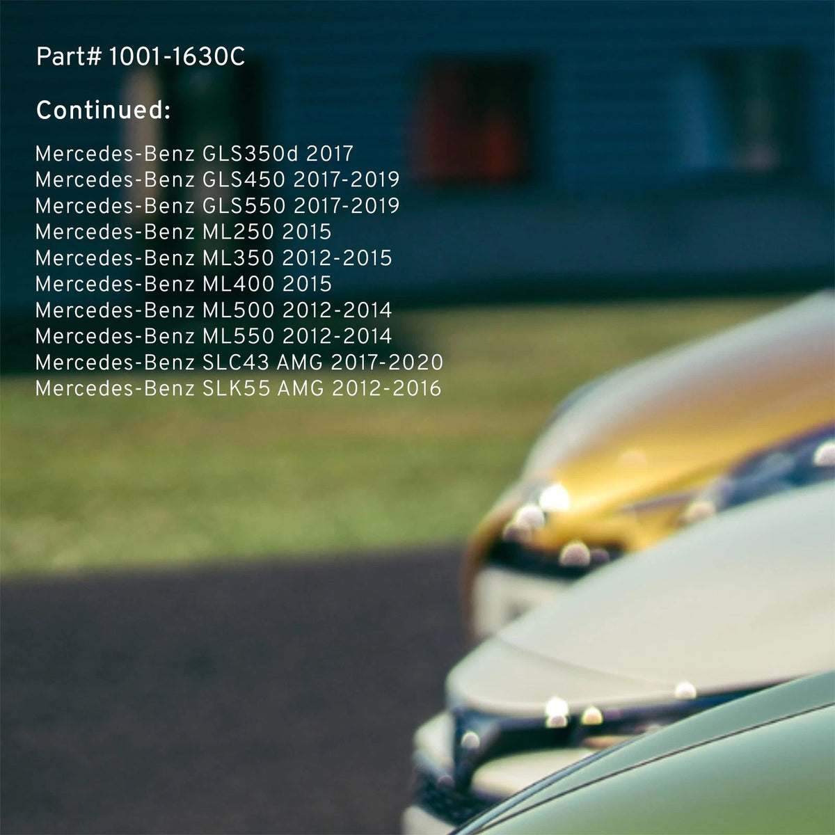 Rear Ceramic Brake Pads for 2012–2020 Mercedes-Benz Models