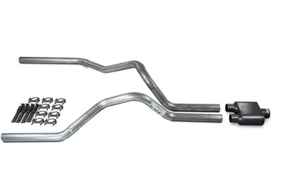 2.5" Dual Exhaust Kit for Ford F-150 (1998–2003) 1 Chamber Muffler