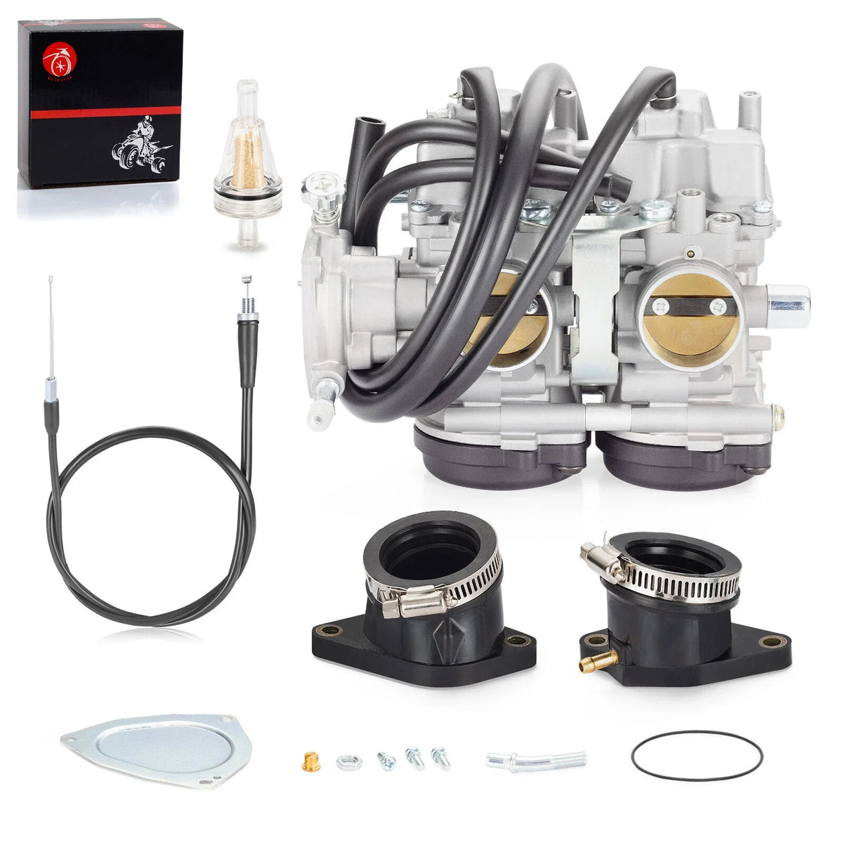 Carburetor & Throttle Cable & Intake Manifold for Yamaha Raptor 660 (2001–2005)