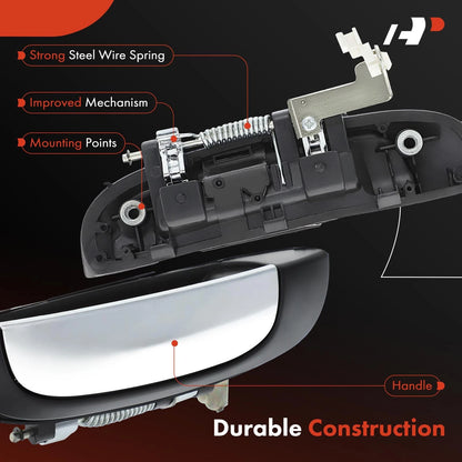 Rear Passenger Exterior Door Handle for Kia Rio/Rio5 (2006–2011) 83660-1G050-MP