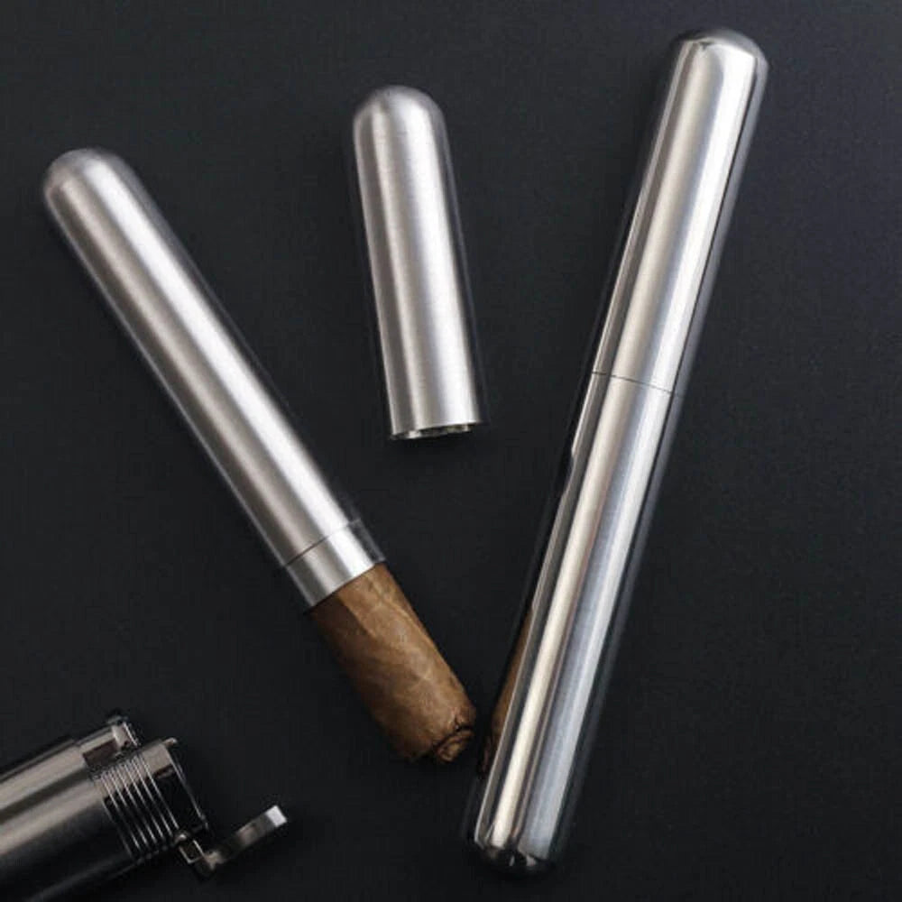 2X Portable Cigar Moisturizing Tube for Multi-style Use