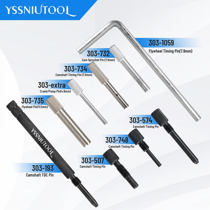 18pc Timing Tool Kit for Ford (Engine Timing Camshaft Flywheel)