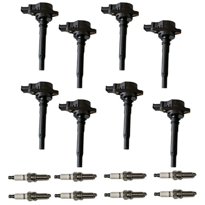 Set of 8 Ignition Coils & Iridium Spark Plugs for Mercedes-Benz E63 AMG (2010–2016)
