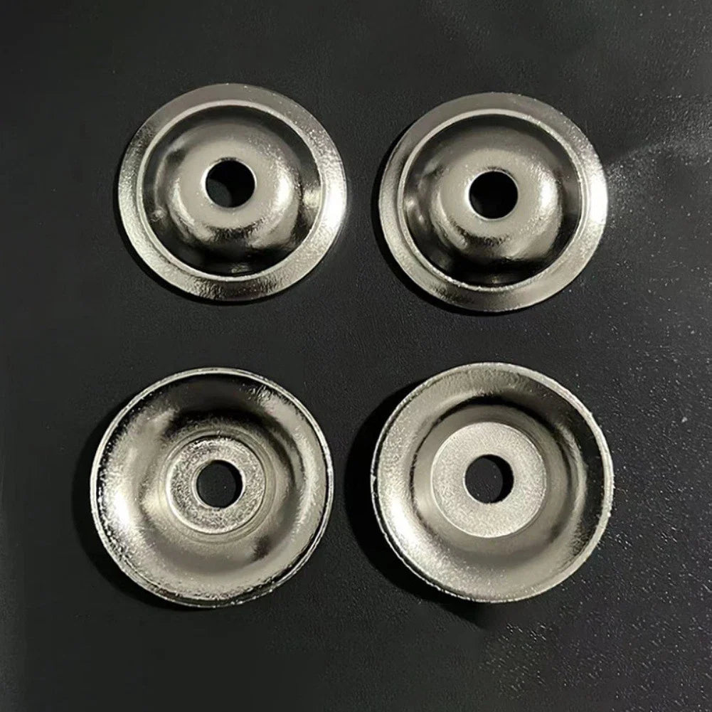 10X Matte Black Cabinet Knob Backplates Carbon Steel for Kitchen Bathroom