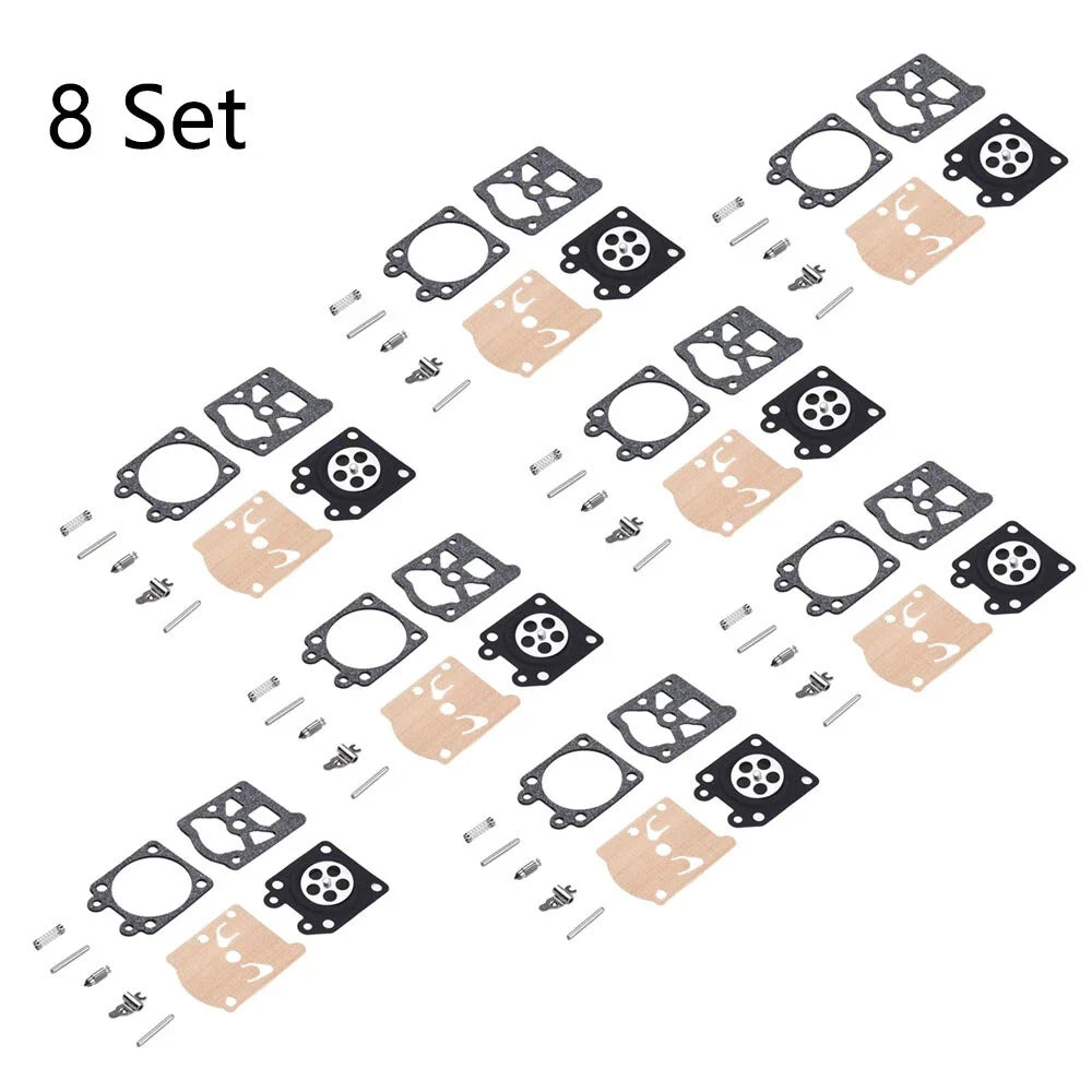 Set of 8 Carburetor Repair Kits for Stihl 021 023 MS210 MS230 Walbro K11-WAT