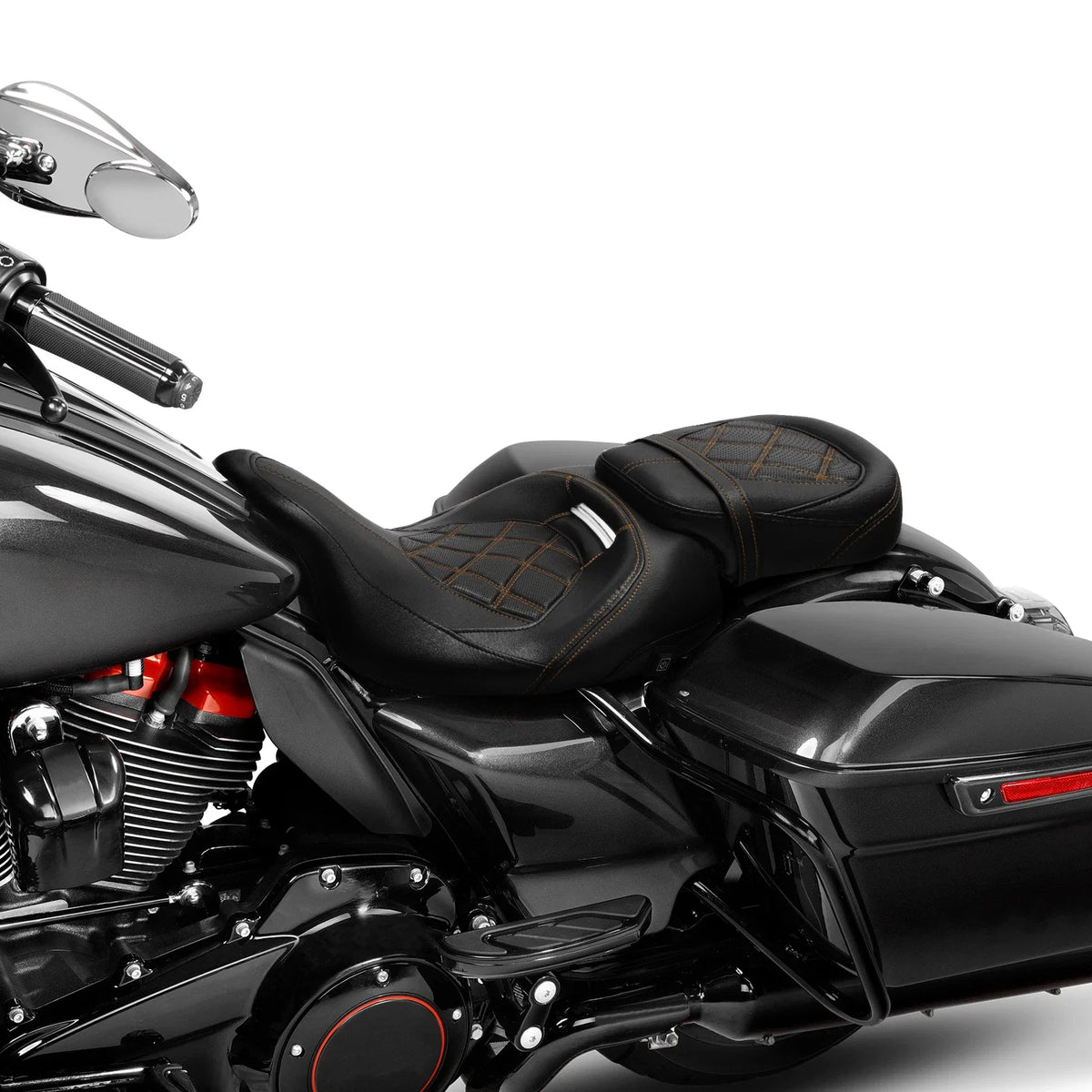 Heated Low-Profile Seats for Harley CVO Road Glide (2009–2023)