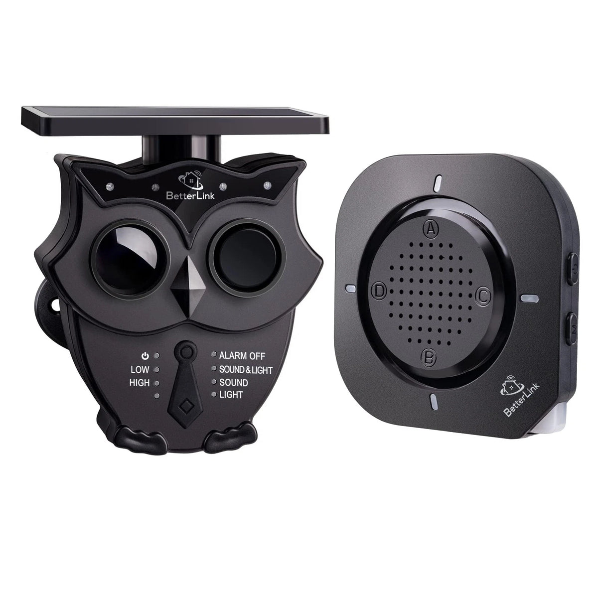 1 Receiver and 1 Sensor Solar Wireless Driveway Alarm (1/2 Mile Range)