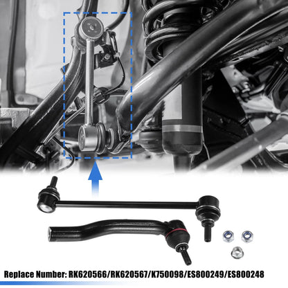 6X Front Lower Control Arms & Tie Rods for Nissan Cube (2009–2014)
