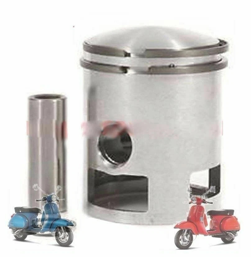 Piston Assembly with Ring & Circlip for Vespa PX LML Star Stella (4TH O/S 58.6 MM)