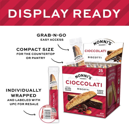 Nonni's Cioccolati Dark Chocolate Almond 1-Pack (21.5 Ounces)