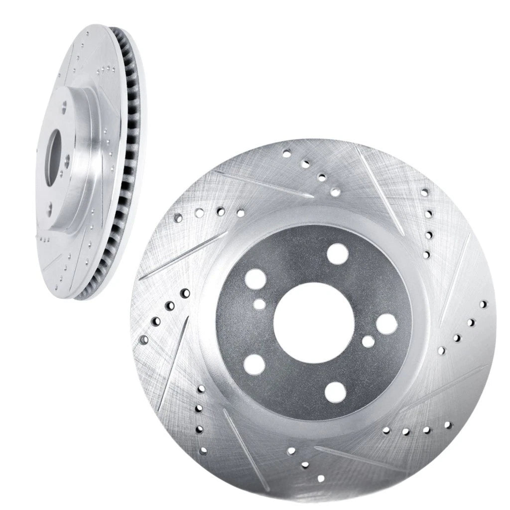 Brake Rotor Set for Honda Odyssey (2011–2014) ALX-PAU-DF-7002-59016-CLA1 Drilled Slotted