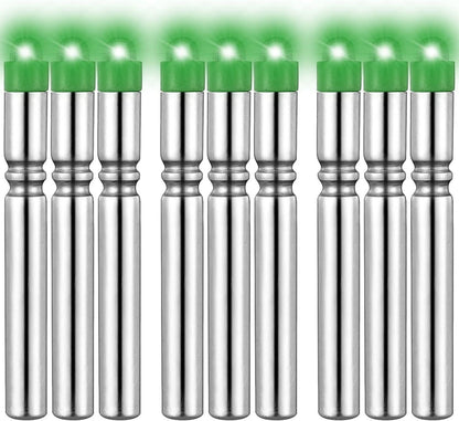 9 Pack LED Bobber Lights for Night Fishing (Waterproof Glow Stick)