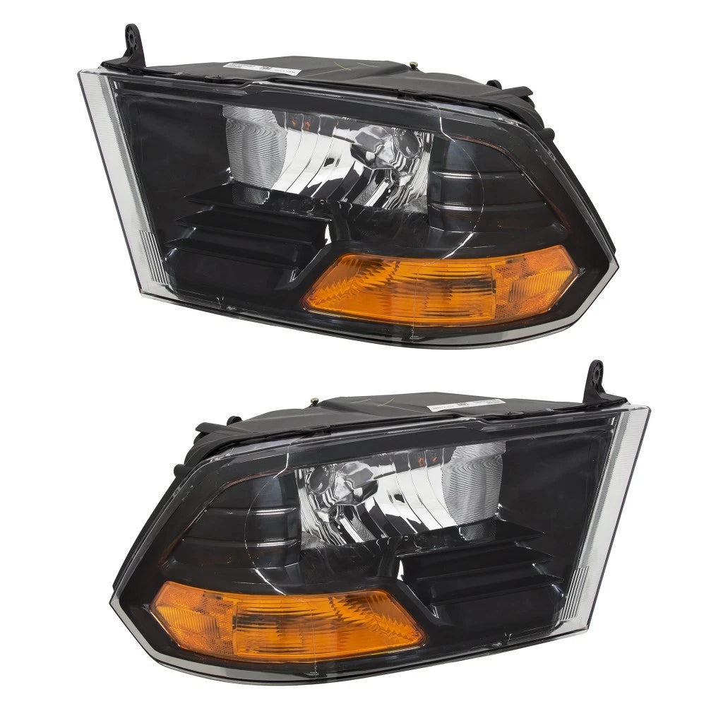 Set of 2 Headlights for Dodge Ram 1500 (2009–2018) CLX-CS306-A1A12-SD5V-CL360A50, CH2502217