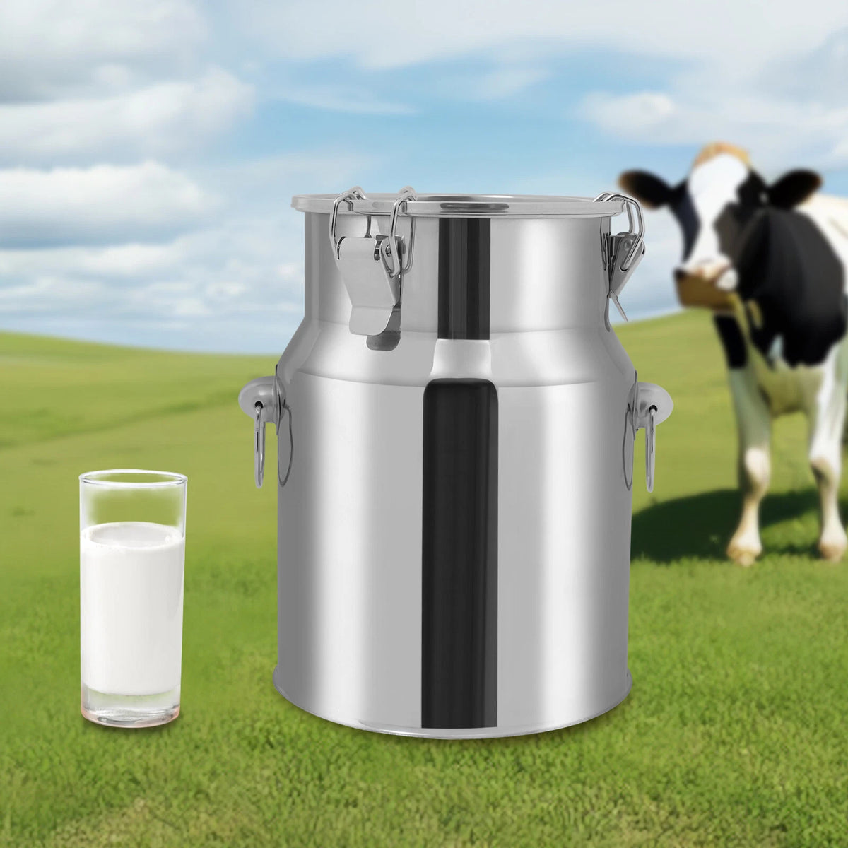 5L Stainless Steel Milk Can for Milk Storage (201)