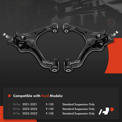 2X Front Lower Control Arm w/ Ball Joint for Ford F-150 (2021–2023) ML3Z3078E, ML3Z3078F, ML3Z3078G, ML3Z3079C
