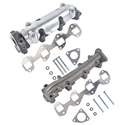 2Pcs Manifold Flange RH with Gasket for Chevrolet Silverado GMC Sierra 3500 HD (2011–2019)