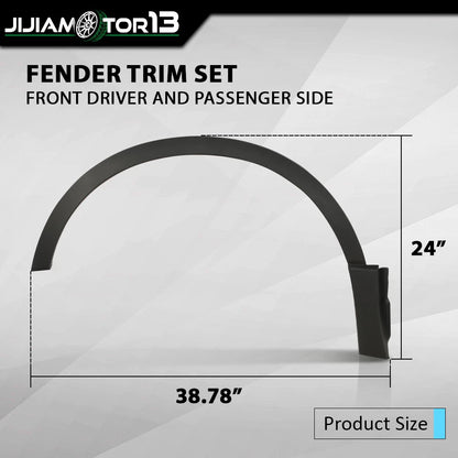 Fender Trim Pair for Honda CR-V (2017–2022) J-02RSA1355ABKF, 74115TLAA02, 74165TLAA02