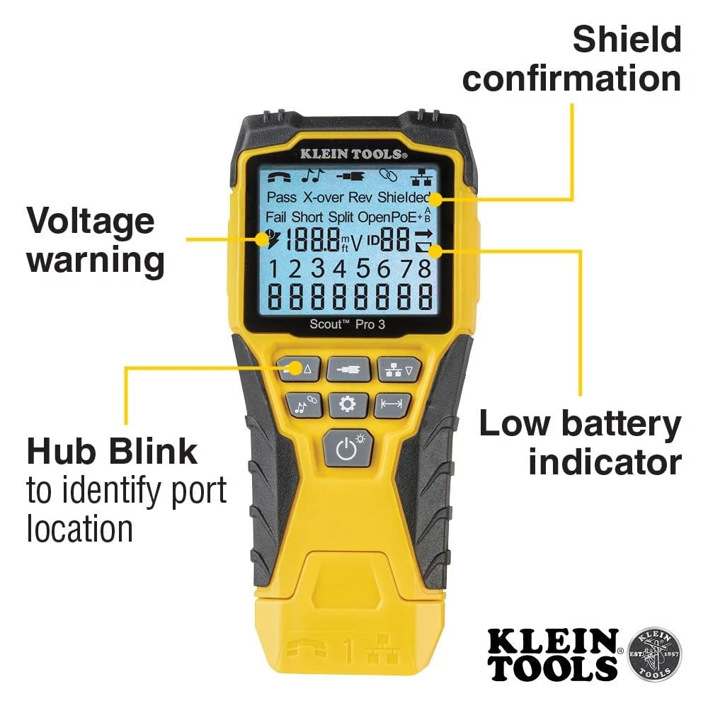Cable Tester Kit for Klein Tools Scout Pro 3